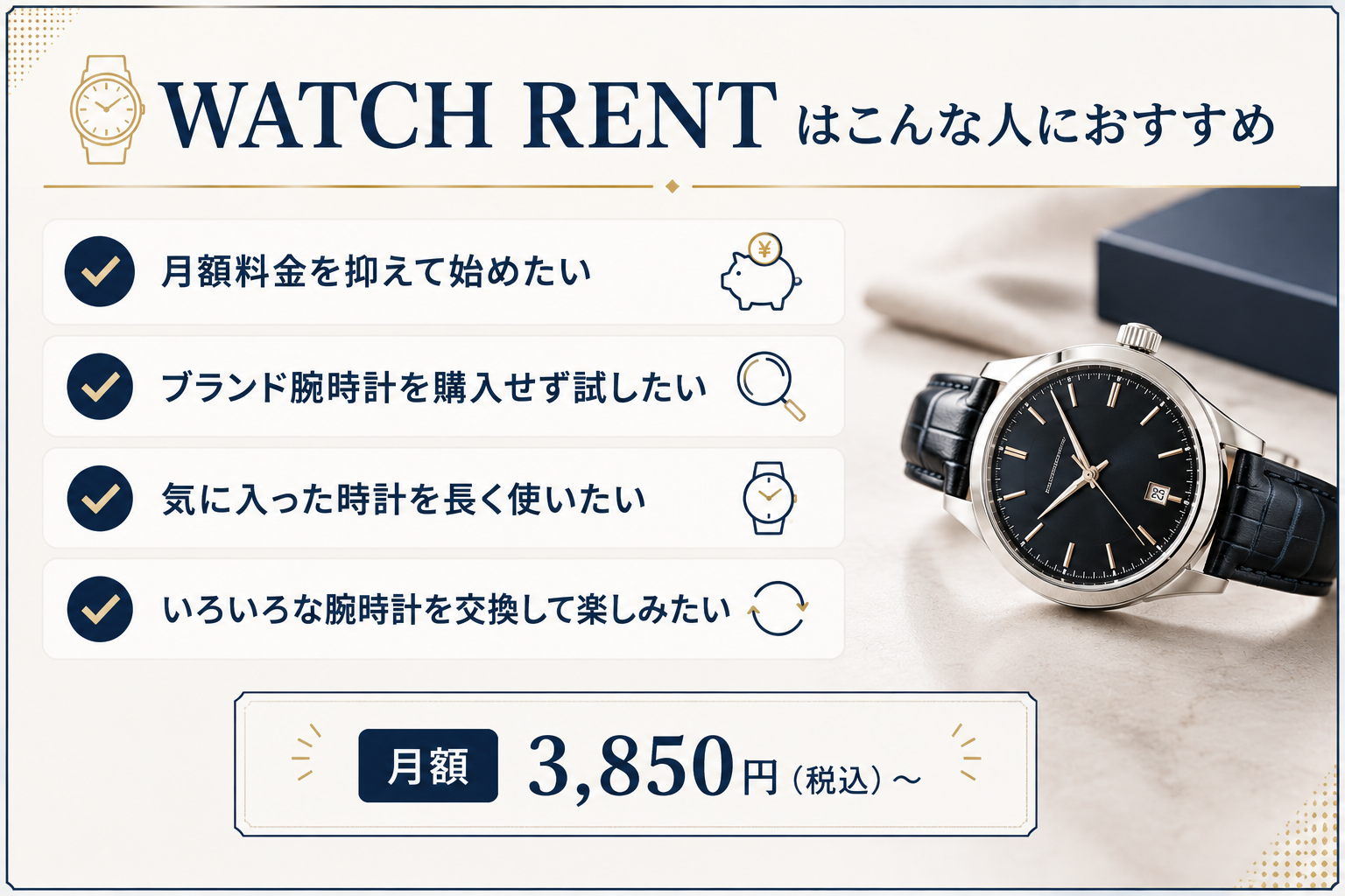 WATCH RENTがおすすめな人